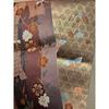 Used Four-inch obi (half-width obi), cherry blossom and butterfly pattern, gold thread, can be used on both sides, pure silk