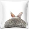 Милый кролик серии шаблон наволочка квадратное украшение для дома и офиса