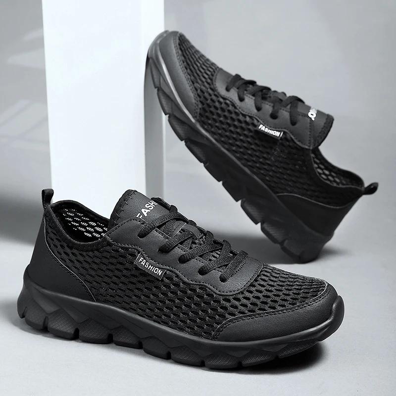 Summer Men's Sneakers High Quality Breathable Casual Shoes Outdoor Non-Slip Man Sport Shoe Lightweight Fashion Tennis Footwear