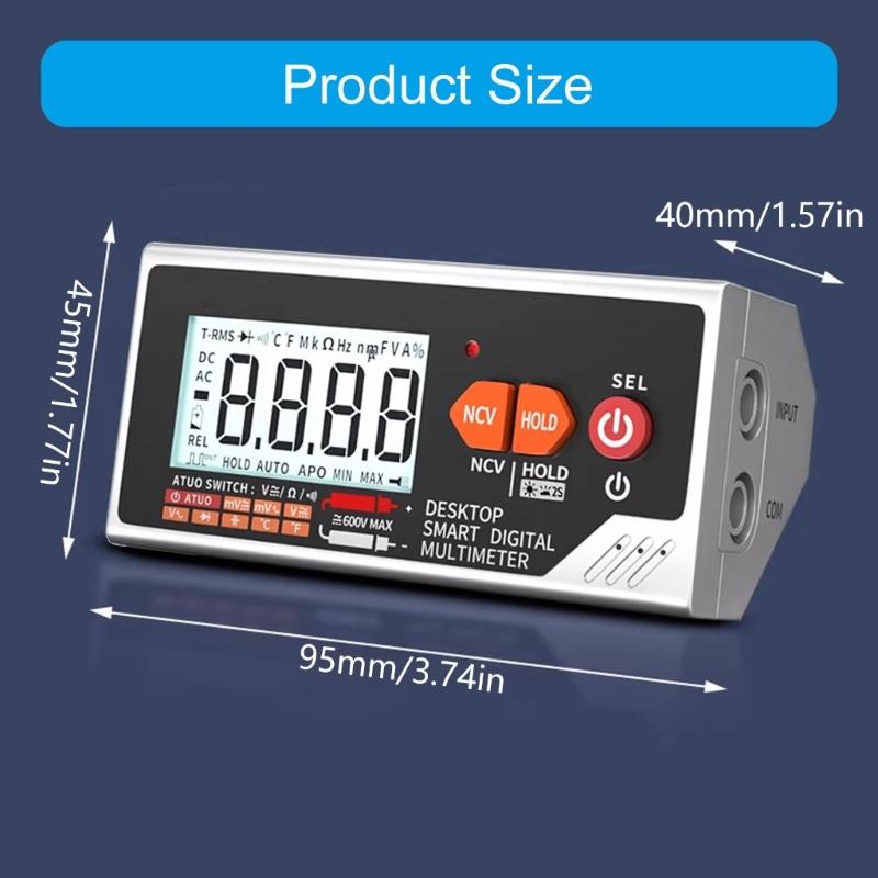 Desktop Multimeter Providing Voice Assistance Temperature Measurement And Auto Shutdown Feature NCV Test Laboratory Tool