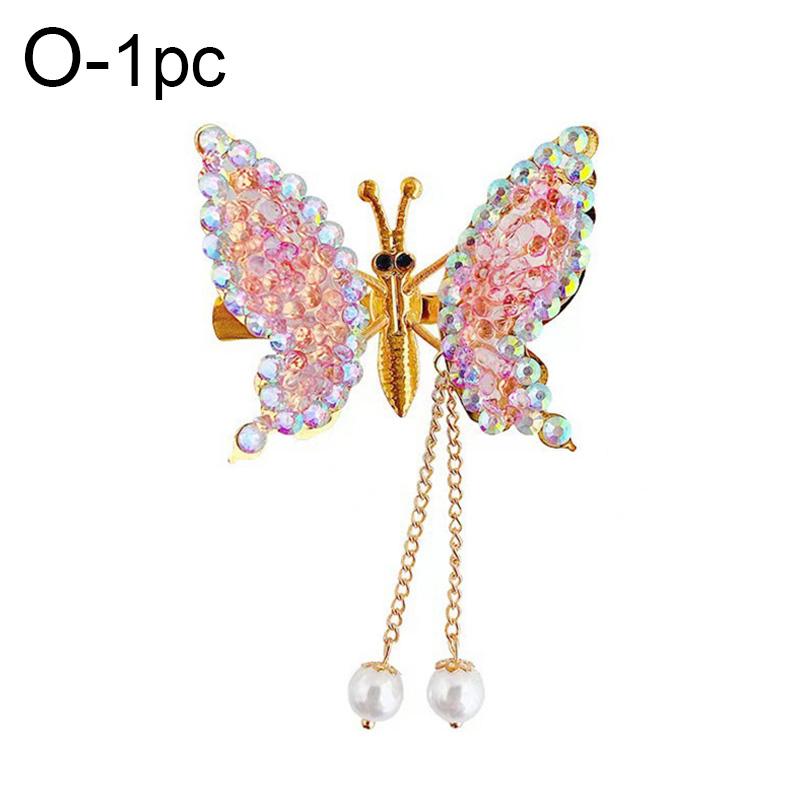 Butterfly Three-dimensional Tassel Hairpins Hair Pins Accessories Pins Ornaments Jewelry