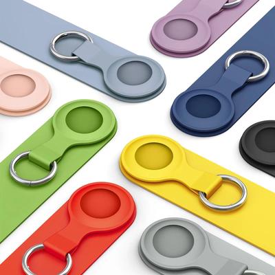 Силиконовый брелок для Apple Airtags, защитный чехол для Apple Airtag air tag, трекер, устройство-локатор, анти-потерянный бампер, корпус