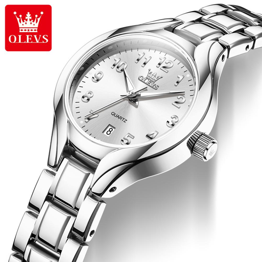 OLEVS Женские часы Роскошный Оригинальный Бренд Водонепроницаемые Люминесцентные Кварцевые Часы Автоматическая Дата Женские Часы Наручные