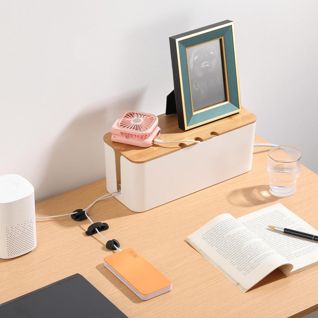 Кабельный короб, Сетевой фильтр, Заглушка для розеток, Распределительная коробка, Органайзер для проводов, Хранилище зарядных кабелей, Кабель-менеджмент, Включает 20 держателей для кабелей и 5