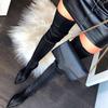 Fashion Autumn Winter Women Long Boots Pointed Toe Over The Knee Boots Casual Sexy Ladies Thin High Heel Shoes