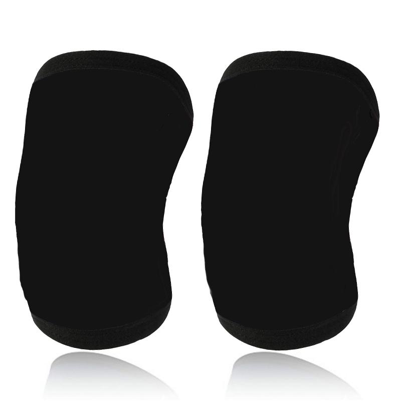 Женские Мужские Юношеские 7мм Неопреновые Спортивные Наколенники Компрессионные Тяжелая атлетика Компрессионные Тренировочные Наколенники для Кроссфита