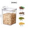 PET Food Storage Containers Kitchen Storage Organization Kitchen Storage Box Jars Ducts Storage for Kitchen Food Storage Box