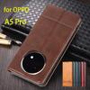 Deluxe Magnetic Adsorption Leather Fitted Case for OPPO A5 Pro A5Pro 6.7" PKP110 Flip Cover Protective Case Capa Fundas Coque