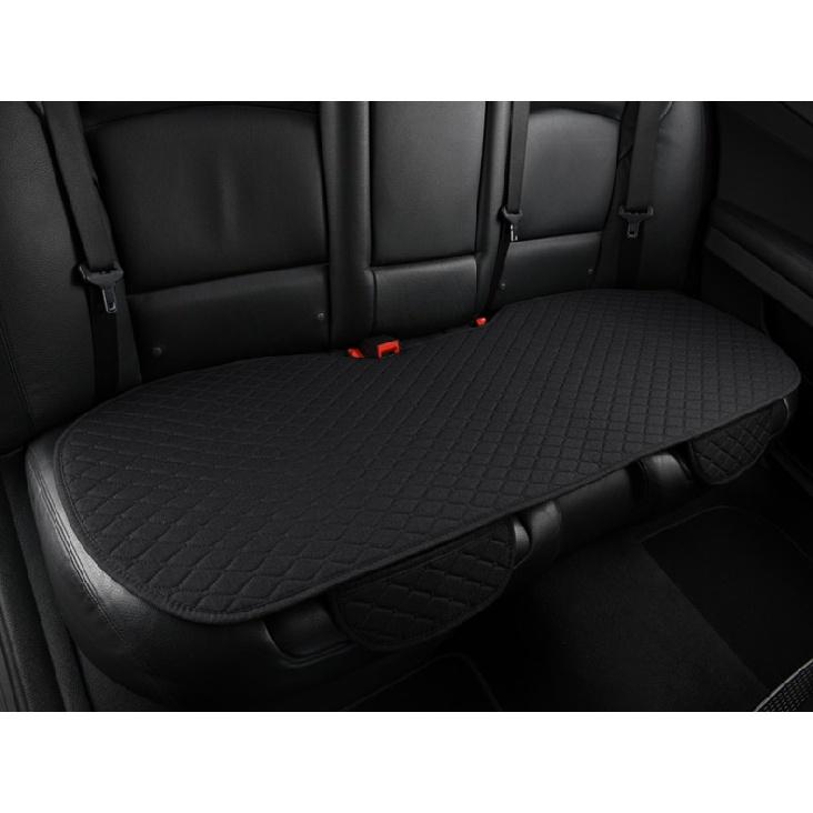 Летний защитный чехол на автомобильное сиденье, льняная передняя, ​​задняя и задняя спинка, черная льняная подушка для сиденья для авто, салона, грузовика, внедорожника