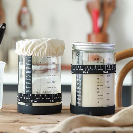 Стартовый набор Yousheng Sourdough с тканевым чехлом, большой емкости, без бисфенола А, многоразовые принадлежности для выпечки хлеба на закваске