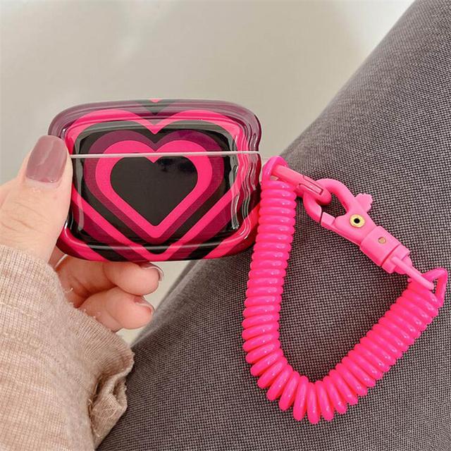 Чехол для наушников INS Heart Windmil для Airpods Pro 2, чехол с милым медведем и разноцветными бусинами, мягкий силиконовый чехол с мультяшным животным для Airpods 1 2 3