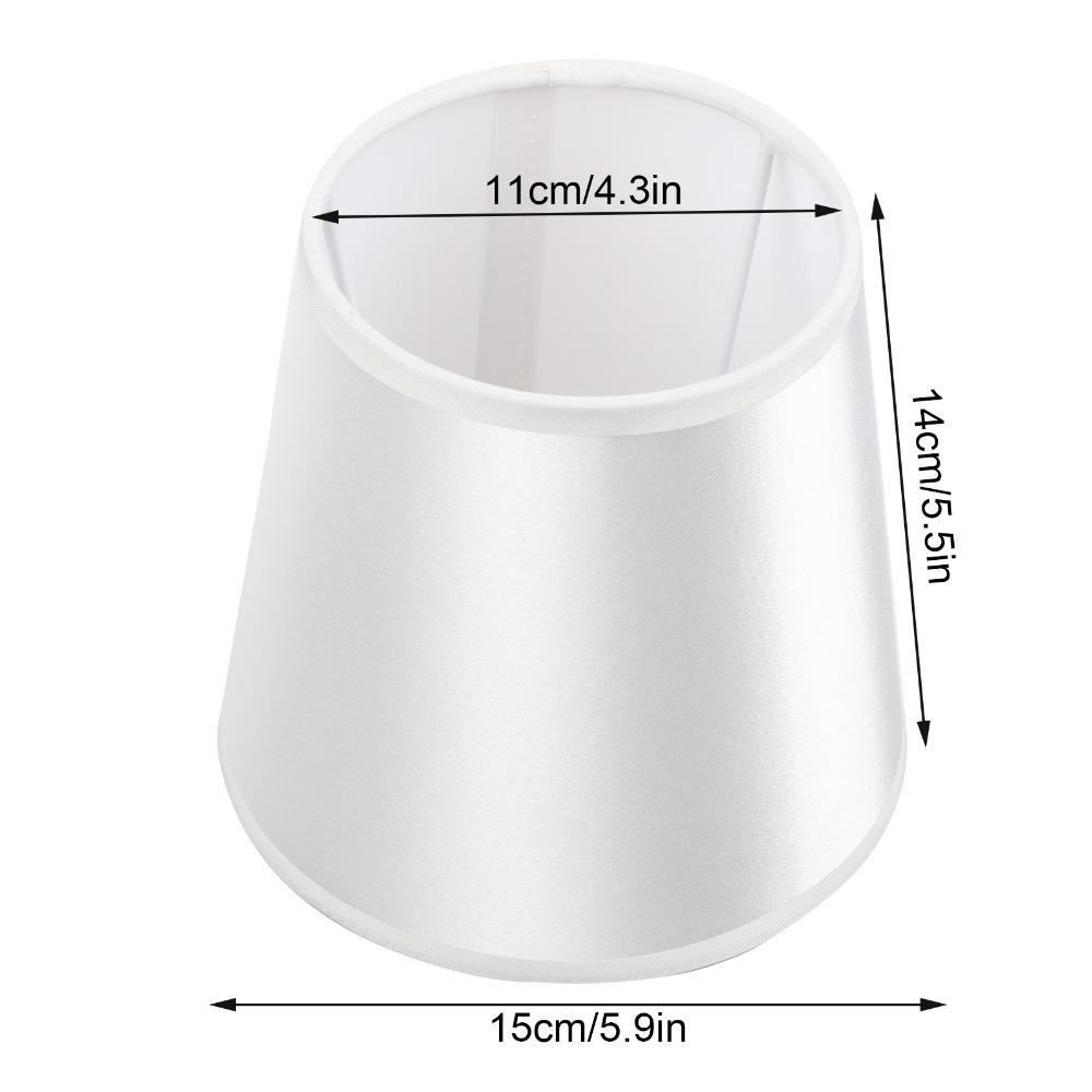 6PCS Clip On Fabric Lamp Shade Fabric Lampshade Decorative Light Fixture Home Decoration