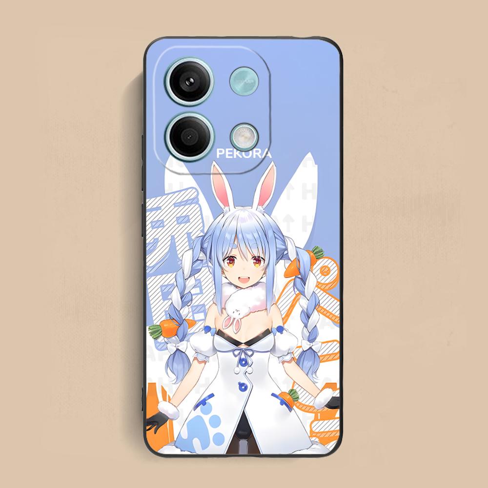 Holo Usada Pekora Matte TPU Mobile Phone Case for Xiaomi Redmi 15 14 13 12 A5 3 2 1 C Plus 4G 5G Colorful Printing Cover