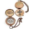 Engraved Christening Compass Cross For Her/His Mom/Dad Birthday Gift