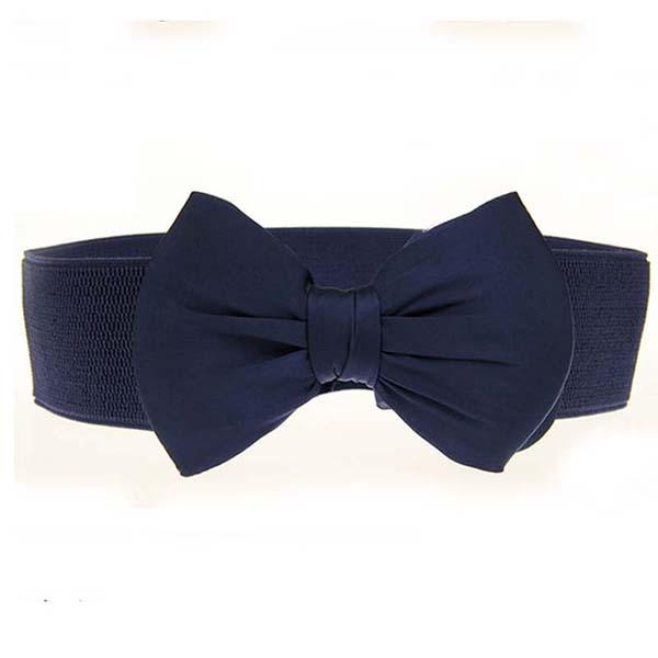 Women Belt Long Section Of the Circle Soft Leather Bowknot Body Shaping Bands Wide Belts