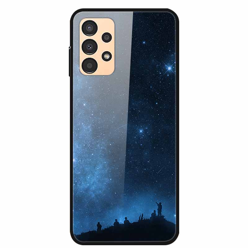 Чехол для Samsung A53 5G 2022 Мраморное Закаленное Стекло Жесткая Задняя Крышка для Samsung Galaxy A33 A73 5G Чехлы для Телефона Защитные Fundas