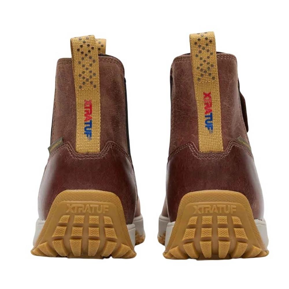 Xtratuf Mens Full Grain Leather Ankle Deck Boots