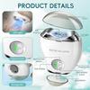 2 in 1 Electric Polishing Automatic Nail Clippers, 3 Speeds LCD Digital Display, USB Rechargeable Safety Fingernail Trimmer for Baby, Kids, Seniors, C