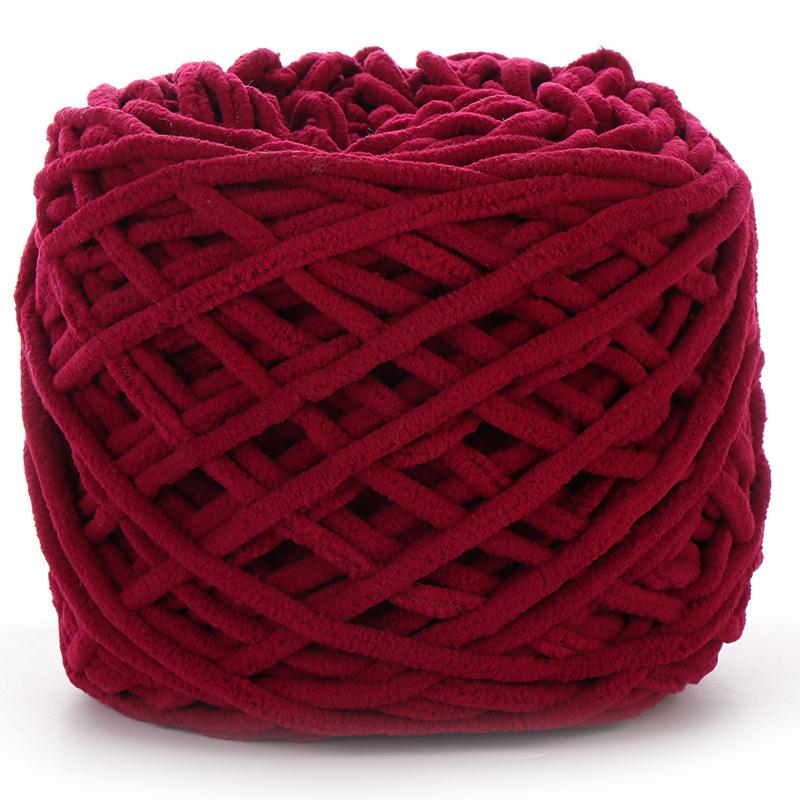 Рукоделие Вязание крючком Пряжа Однорядная нить Крючок Нитка для обуви Толстая линия Домашние тапочки Шарф Подушка Монохромный однотонный цветной клубок ниток