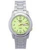 5 Stainless Steel Green Dial Automatic SNKK19 SNKK19J1 SNKK19J Men's Watch