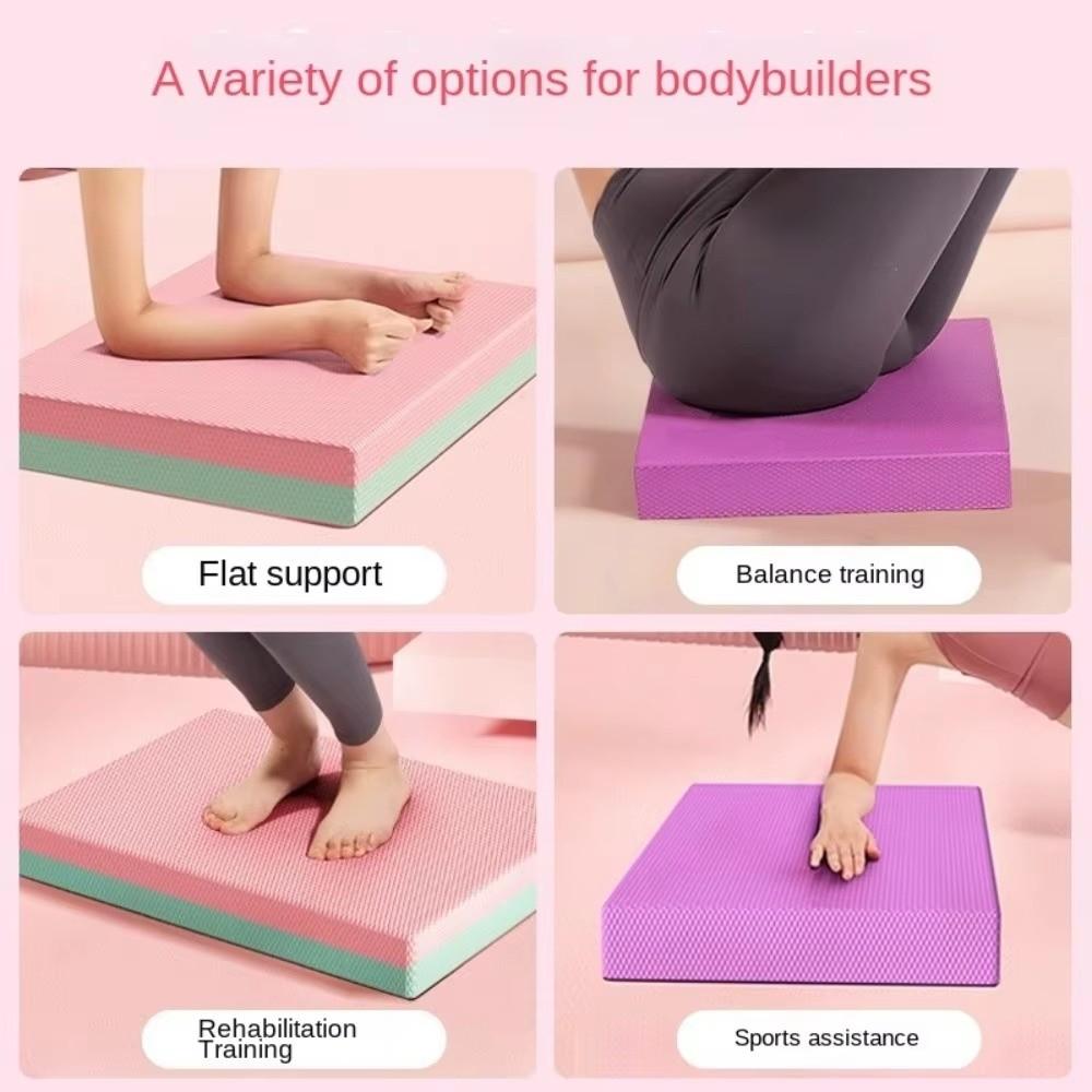 Thicken Fitness Exercise Mat Non-Slip Yoga Cushion Portable Training Mat Fitness Sports