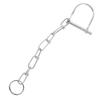 SOESFOUFU Trailer Pin Shaft Lock Pin Trailer Pin with Chain Trailer Brake Cable Heavy