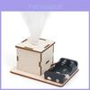 Разноцветный оптоволоконный светильник DIY деревянная развивающая STEM-игрушка для детей