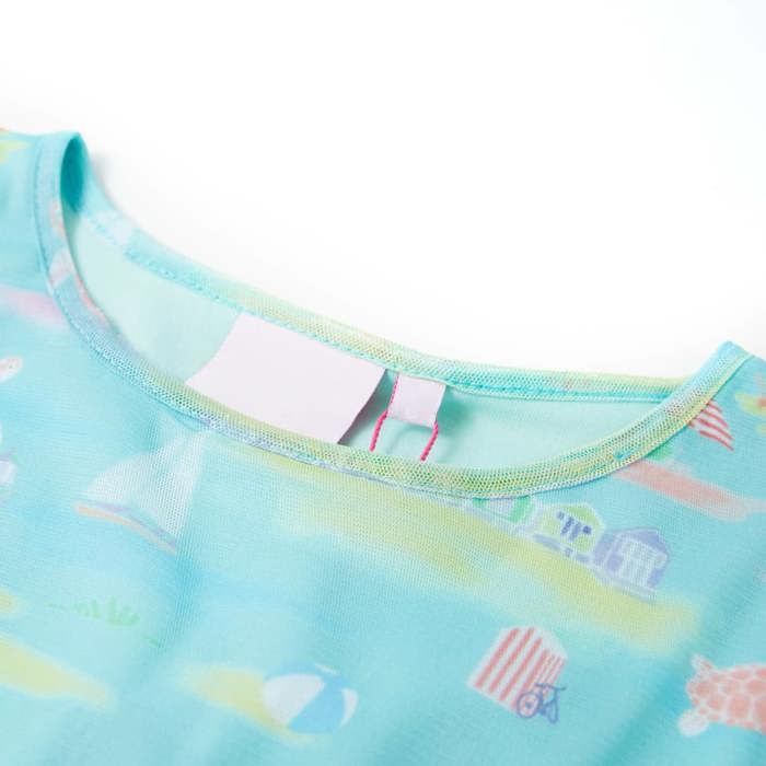 Children's Dress Light Aqua 92/104/116/128/140