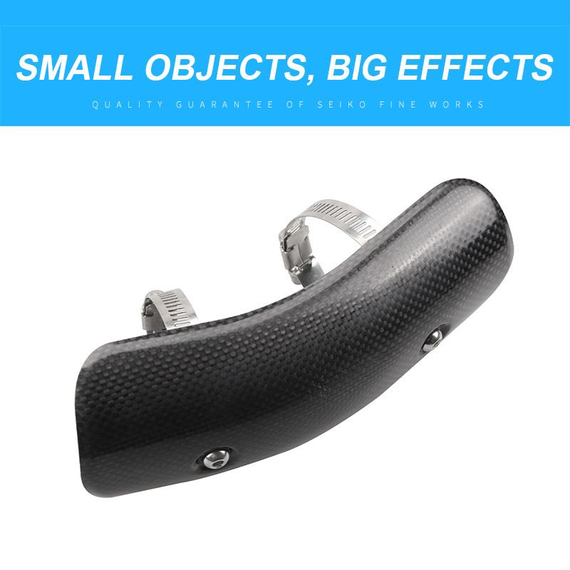Motorcycle Exhaust Carbon Fiber Protector Heat Shield BMW S1000RR 10-20 Muffler Cover Middle Pipe Connection