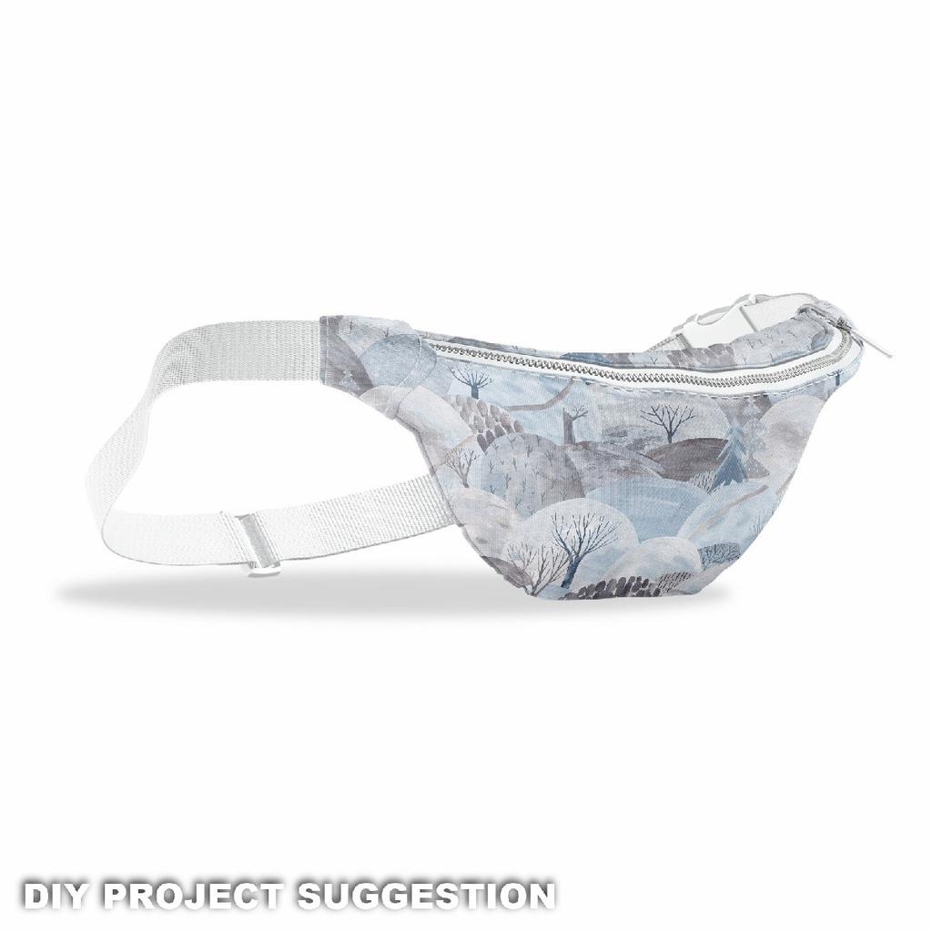 Outdoor Dekostoffe Oxford - Motiv Winterwald I Dx687