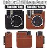 Чехол для камеры со съемным регулируемым ремешком, наплечная сумка для камеры из искусственной кожи, портативный для моментальной камеры Fujifilm Instax Mini 40