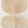 7 Grids Pill Organizer Box with Silicone Seal Portable Mini Medicine Storage for Travel And Daily Use Moisture Proof Weekly Pill Case Jewelry Holder