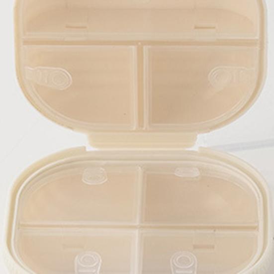 7 Grids Pill Organizer Box with Silicone Seal Portable Mini Medicine Storage for Travel And Daily Use Moisture Proof Weekly Pill Case Jewelry Holder