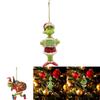 Fascinating Green Acrylic The Grinch Xmas Gift For Car Tree Bag