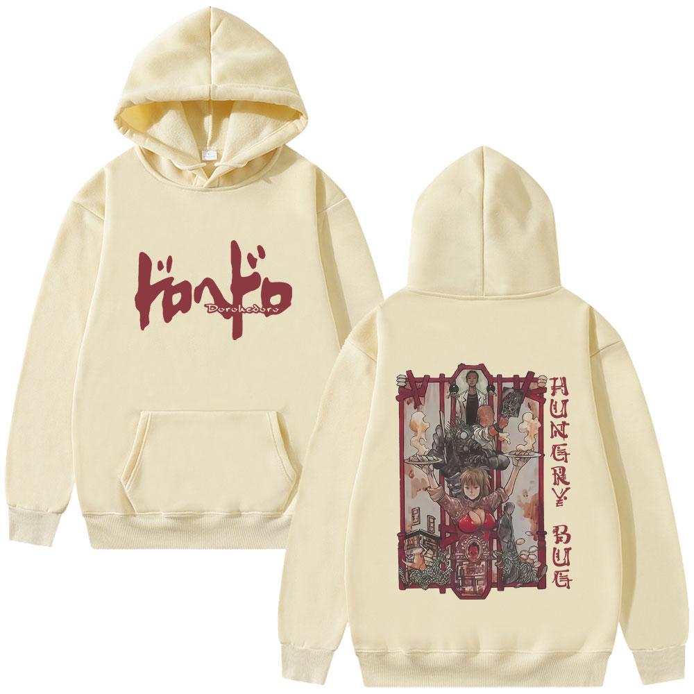 Anime Dorohedoro Graphic Hoodie Kaiman Merch Hooded Tracksuit Men Women Gothic Manga Rock Streetwear Unisex Oversized Hoodies