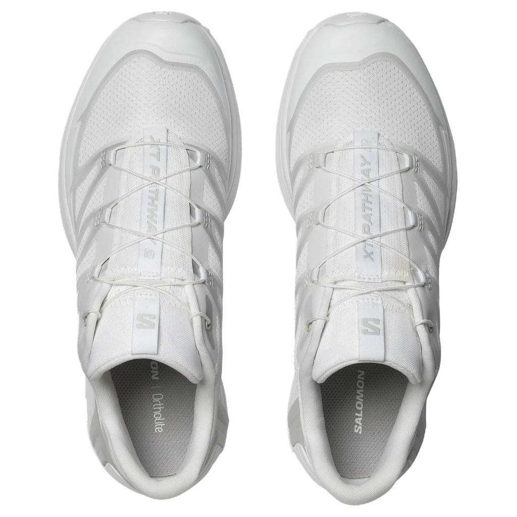SALOMON Xt-Pathway 2 Comfortable Versatile Breathable Lightweight Low-Top Running Shoes Unisex Running Shoes White Gray 476909