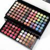 Тени для век, румяна для лица, пудра для бровей, подводка для глаз, карандаш, зеркальная палитра для макияжа, 180 цветов, 1 шт., 180 цветов