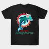Мужская черная футболка с принтом Винтажная для фаната Miami Dolphins 90-х - Jinrodrigues001 #2 Без обрезки Термотрансферный принт Хлопковая футболка