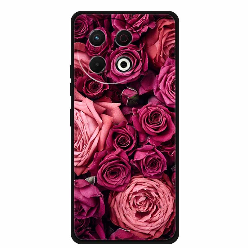 Чехол для телефона Tecno Spark 30 Pro 4G Задняя крышка 6.78" Черный Силиконовый Мягкий Чехол для Tecno Spark 30 Pro Чехол Spark30 Pro Сумка