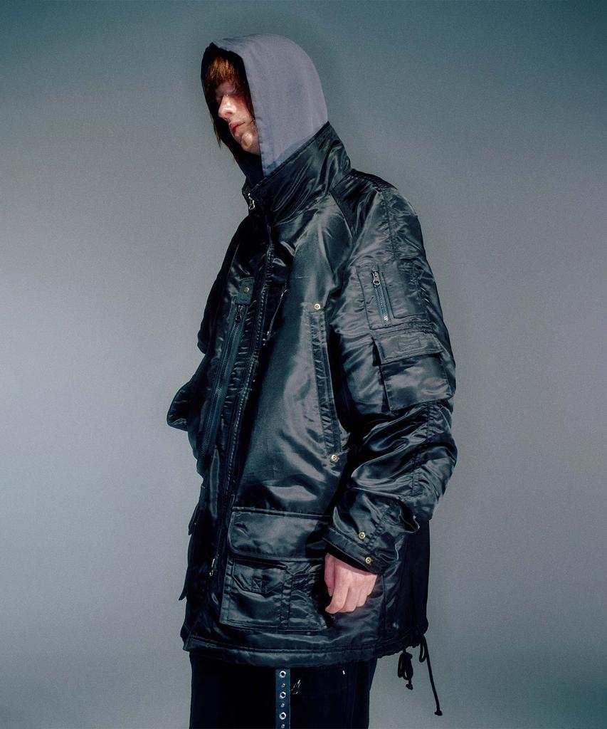 Vacant Archive Men Peter Military Parka Jumper Black