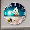 8" (20cm) Nordic Light Luxury Silent Wall Clock for Living Room or Bedroom