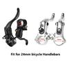 1 pair Aluminum Alloy Brake Lever Mountain Bike Brak for 24mm bicycle handlebars. Cycling Accessory