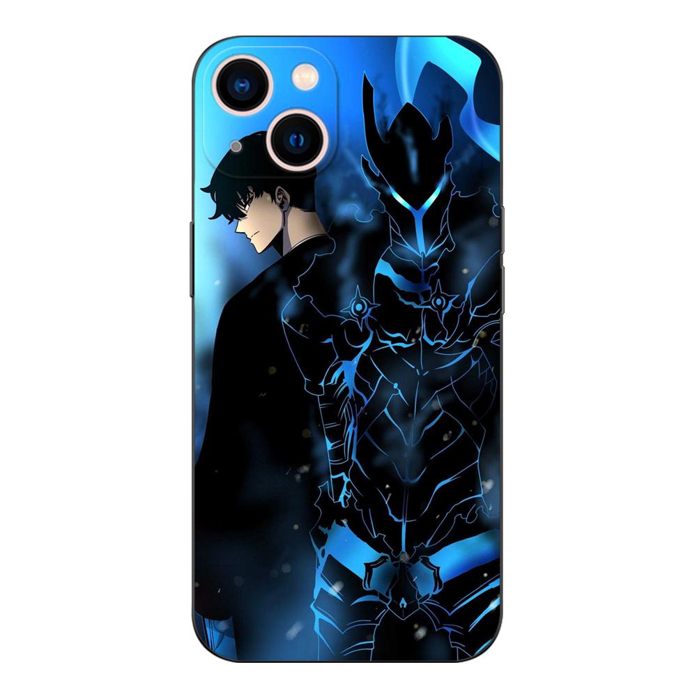 Черный чехол из ТПУ для Xiaomi Redmi 5 5plus 6 6a 7 7a 8 8a задняя крышка solo leveling Sung-Jin-Woo