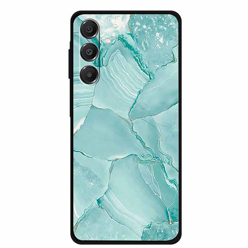 Для Samsung A17 A16 A15 4G 5G Чехол Мраморный ТПУ Мягкий Силикон Задняя Крышка Чехлы для Телефонов для SamsungA17 Водонепроницаемый Прозрачный Para