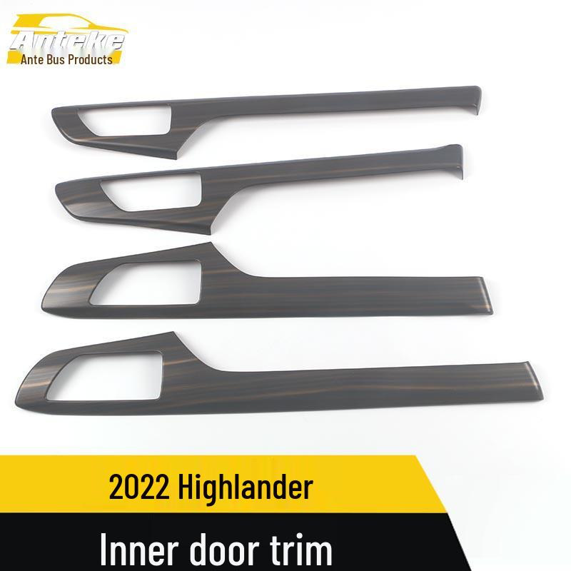 Highlander Door Edge Trim: Anti-Scratch Bright Strip for Interior Modification