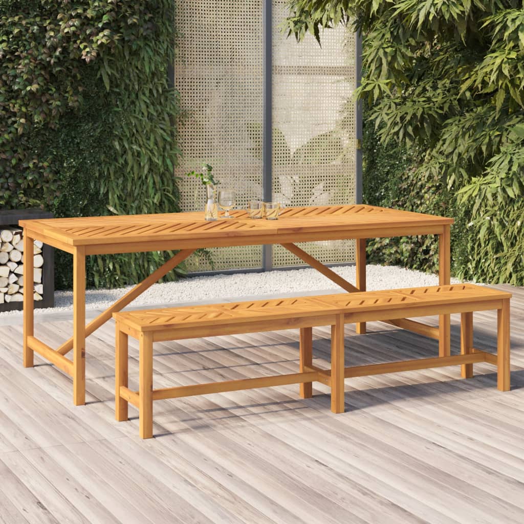 Garden Bench 180 cm Solid Acacia Wood