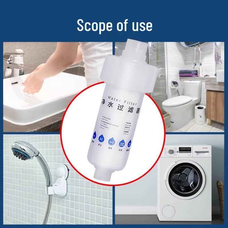 Бытовой очиститель воды: Душ, Смеситель, Стиральная машина, Туалет Предварительный фильтр со сменным PP хлопковым сердечником