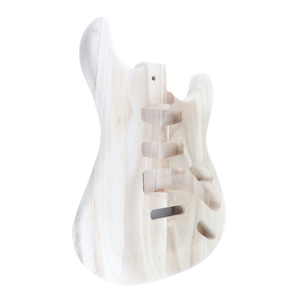 Unfinished Handcrafted Guitar Body Wood Electric Guitar Body Guitar Barrel Replacement Parts