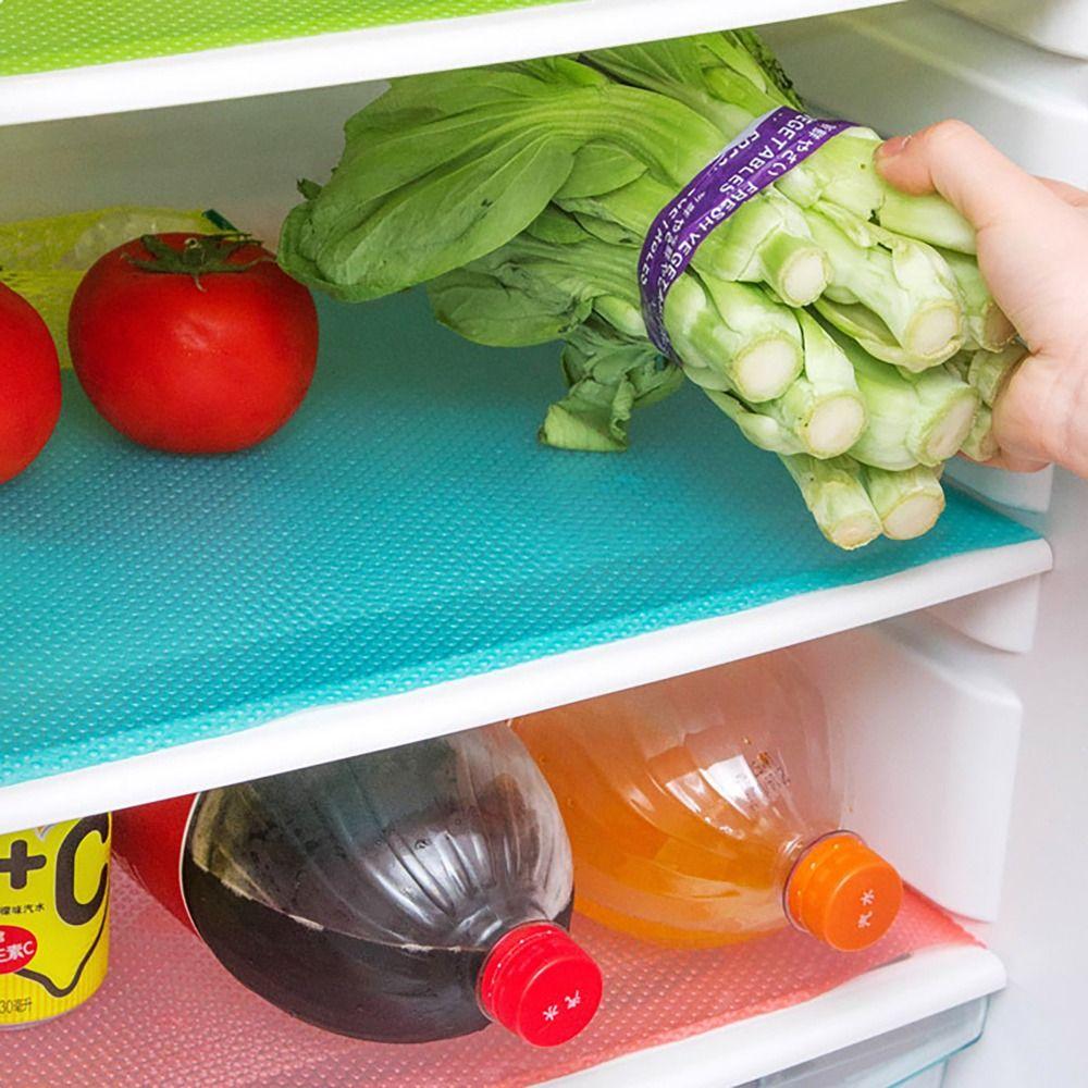 Коврик для холодильника с защитой от обрастания 45X29 см, подставка для приборов, легко моющийся коврик для ящика кухни и столовой
