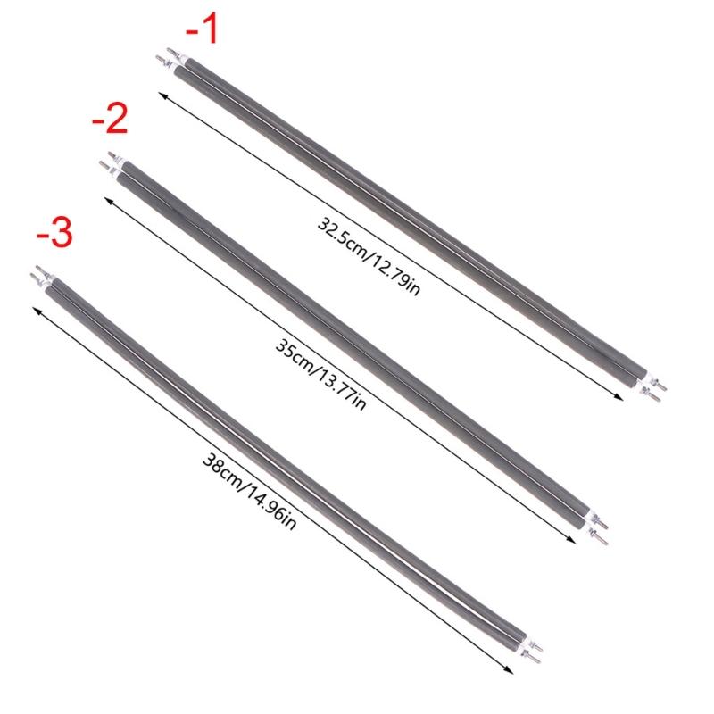 2 шт. Высокопроизводительный нагревательный элемент для духовки 110 В, металлическая текстура, нагревательный стержень для выпечки, отлично подходит для быстрого и равномерного приготовления